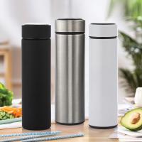 Dijital Sıcaklık Göstergeli Süzgeçli Termos / 450 Ml