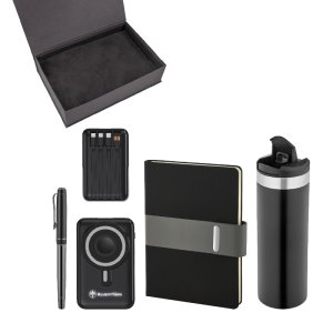 Kalem & Defter & Powerbank & Termos Set