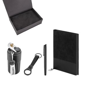 Kalem & Defter & Anahtarlık & Termos Set