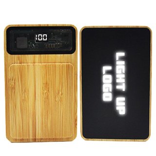 10000 mAh Magsafe Işıklı 22.5W Hızlı Sarjlı 15W Wireless Bambu Powerbank