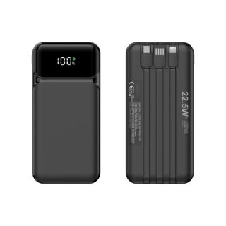 10000 mAh 22.5W Hızlı Sarjlı (Dahili Kablolu) Powerbank
