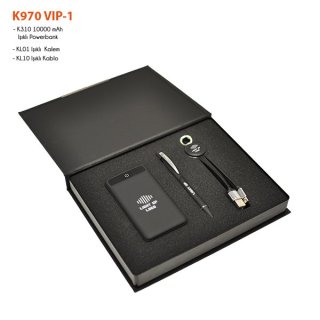 VIP Set (Işıklı Powerbank 10000 mAh)