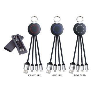 Anahtarlık Çoklu Kablo