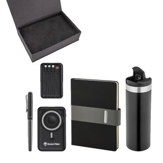 Kalem & Defter & Powerbank & Termos Set