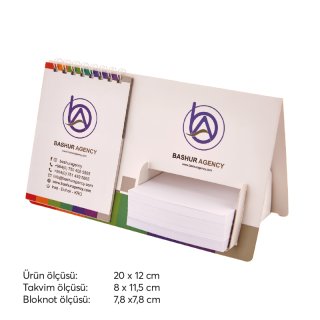 Karton Masa Takvimi 20 X 12 Cm