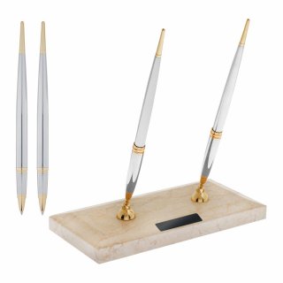 Roller Tükenmez Masa Kalemi-Mermer Zeminli 21.8X10.5 CM